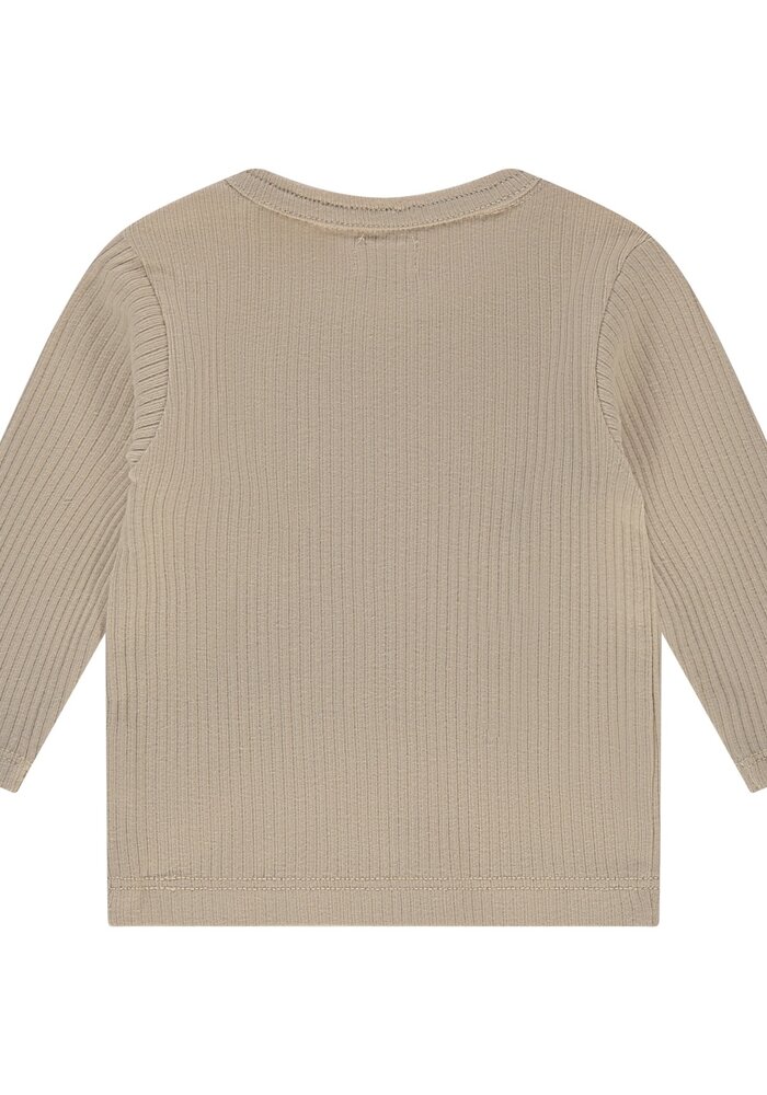 A TINY STORY baby t-shirt long sleeve Nougat I