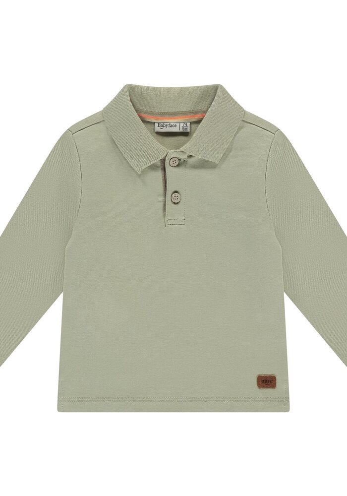 Babyface baby boys polo long sleeve Sage