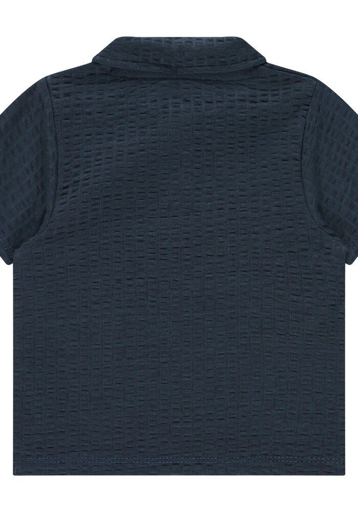 Babyface baby boys polo short sleeve Heavy blue