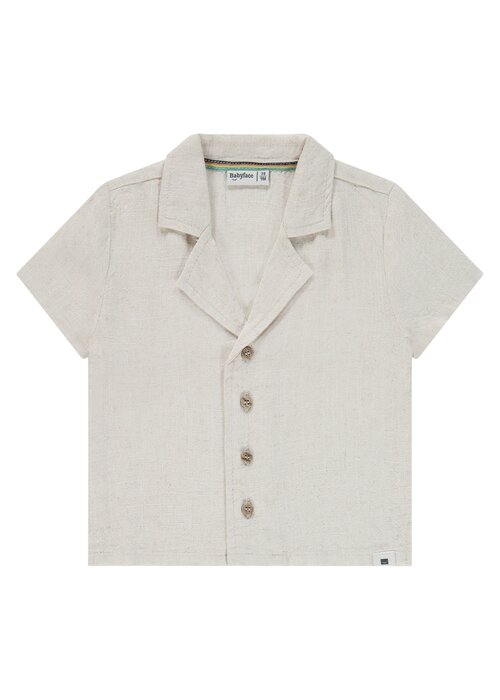 Babyface Babyface baby boys shirt short sleeve Stone