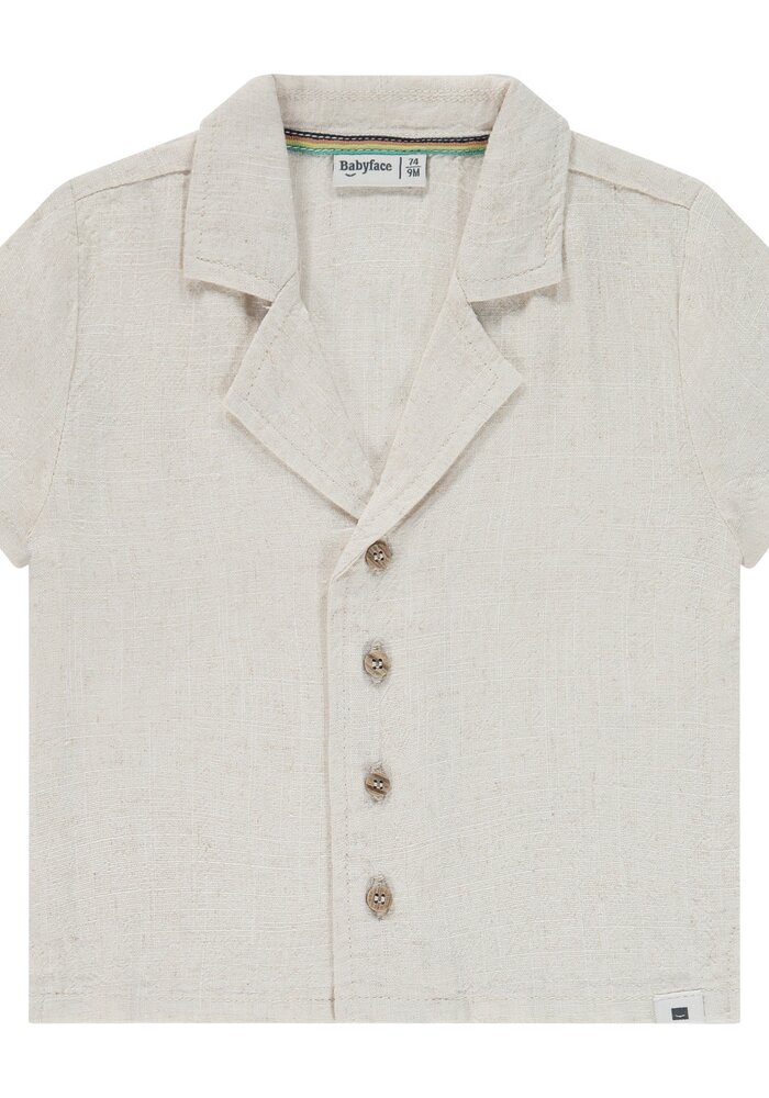 Babyface baby boys shirt short sleeve Stone