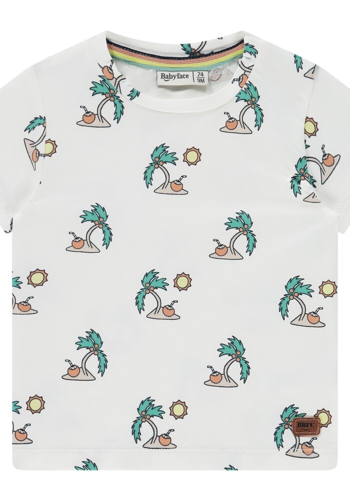 Babyface baby boys t-shirt short sleeve Bone