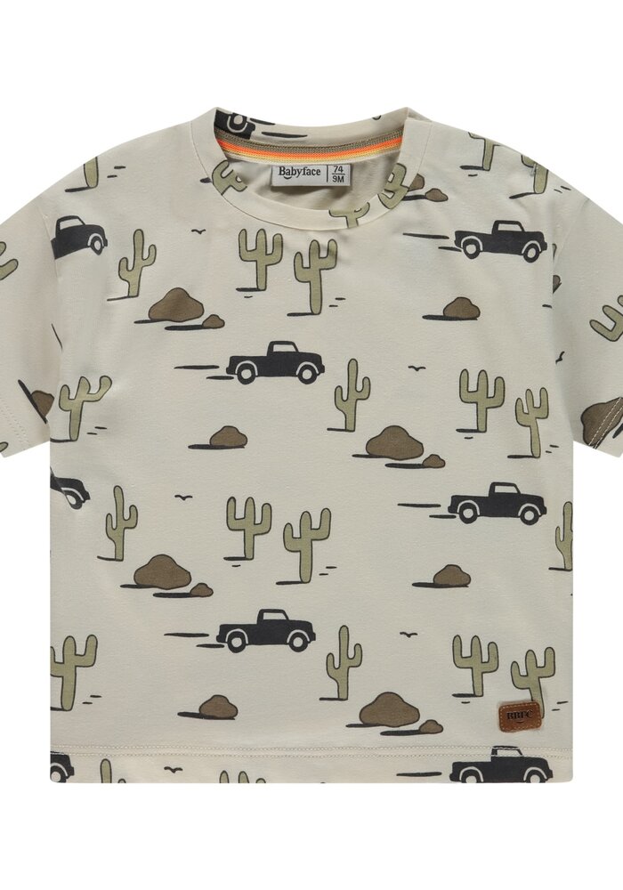 Babyface baby boys t-shirt short sleeve Off-White