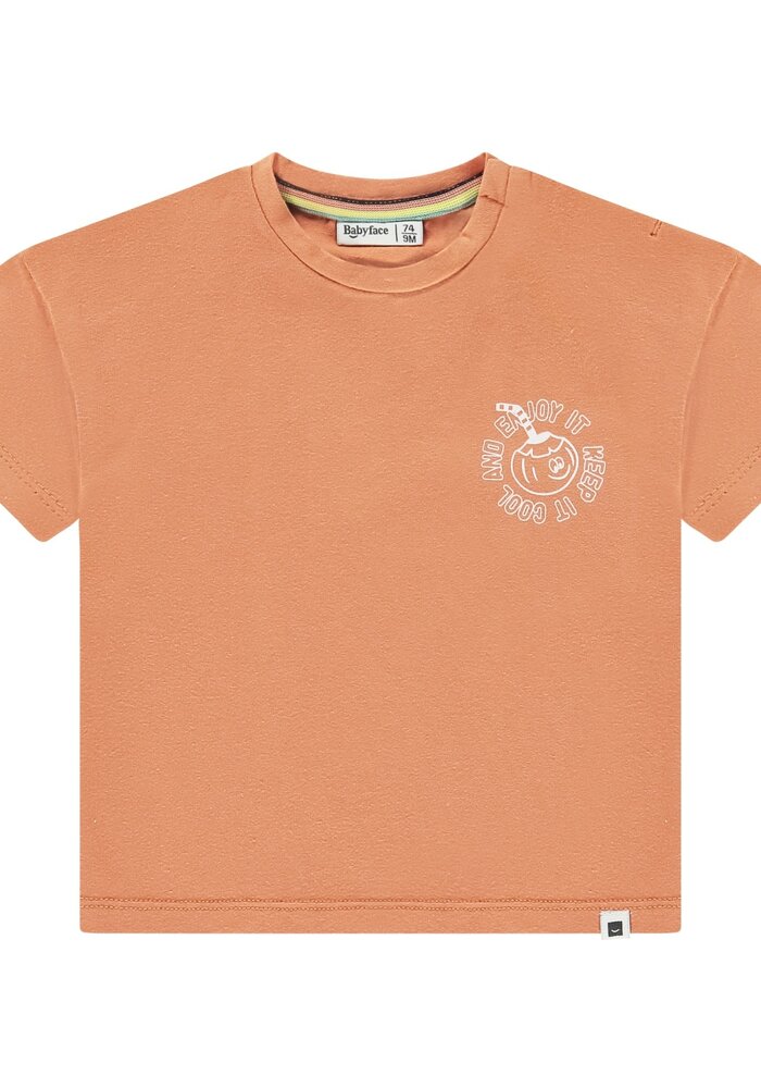 Babyface baby boys t-shirt short sleeve Orange