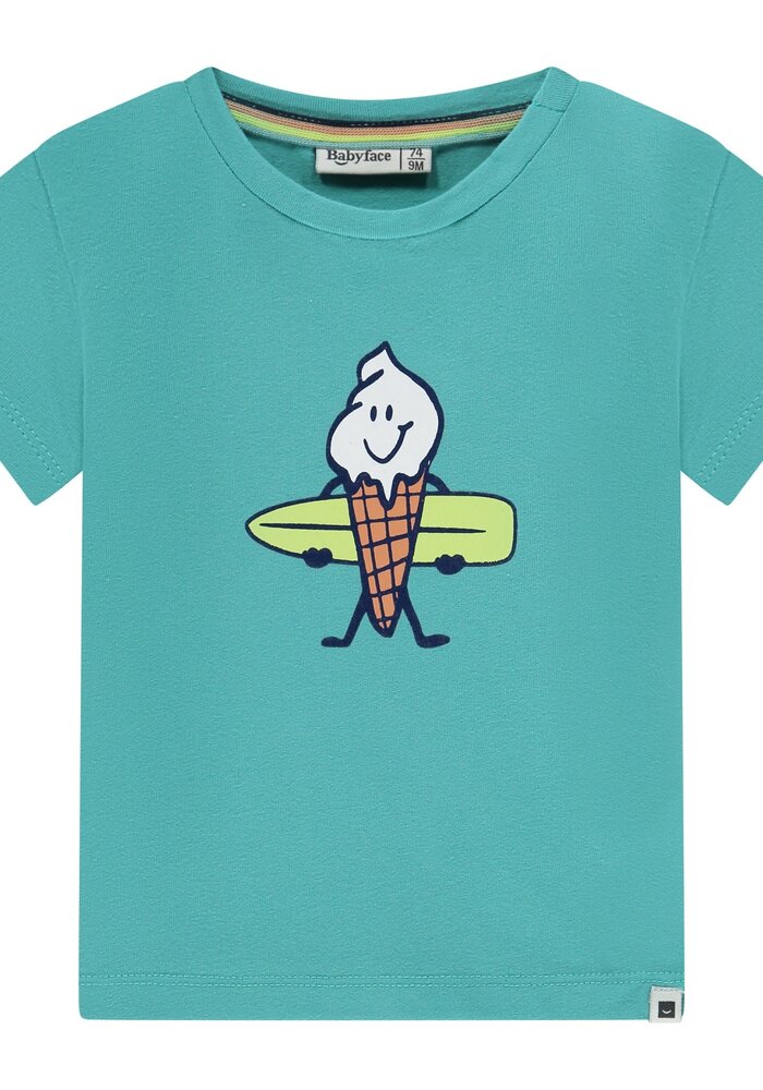 Babyface baby boys t-shirt short sleeve Smaragd