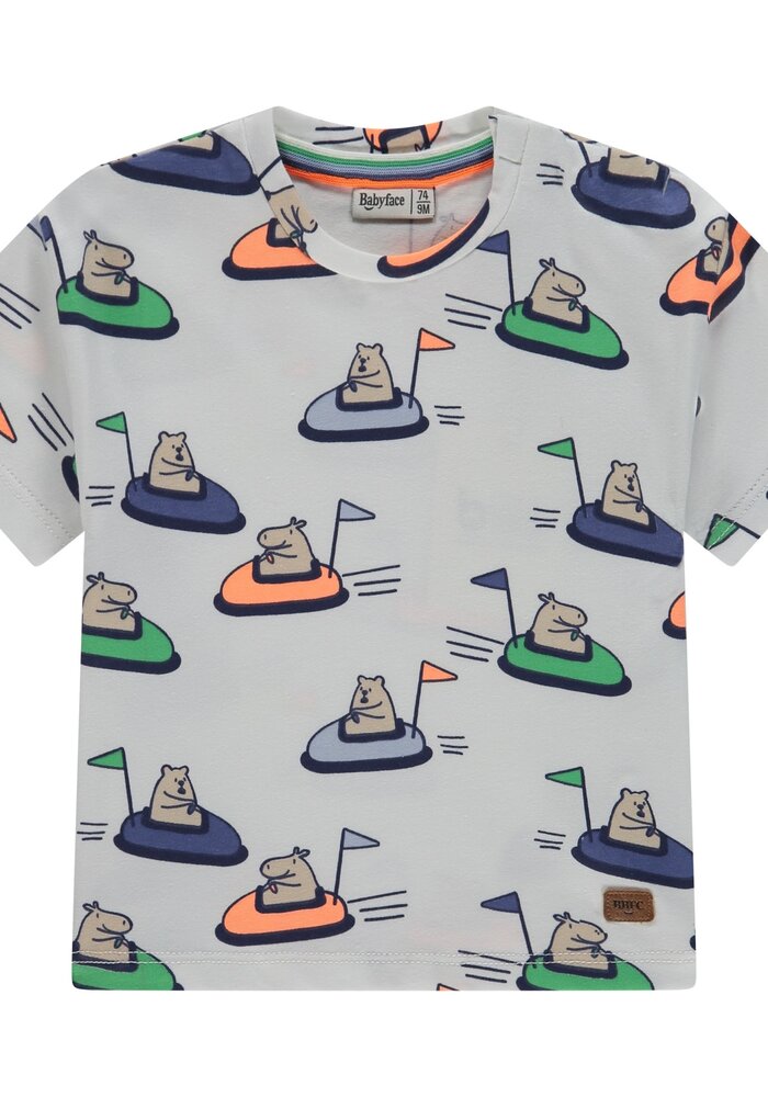 Babyface baby boys t-shirt short sleeve wide fit Cloud