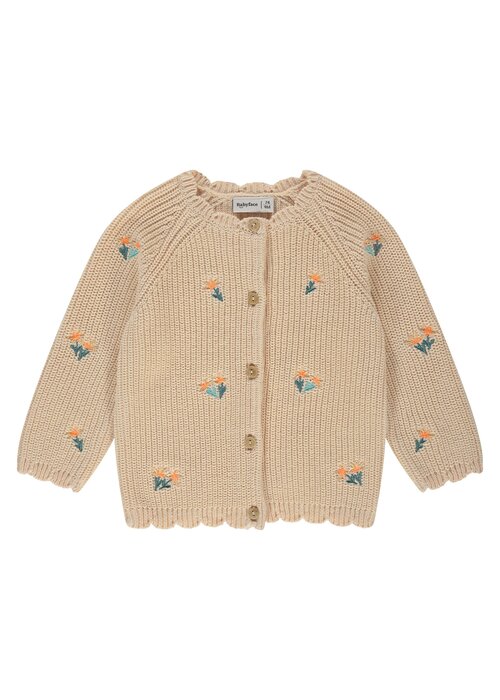 Babyface Babyface baby girls cardigan Light orange
