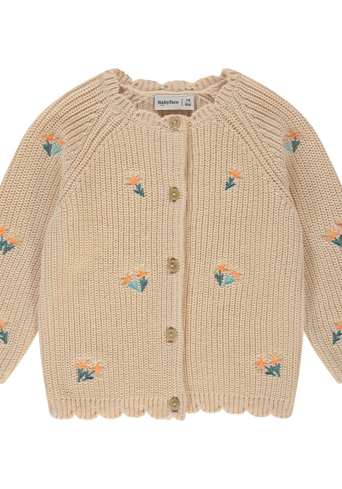 Babyface baby girls cardigan Light orange