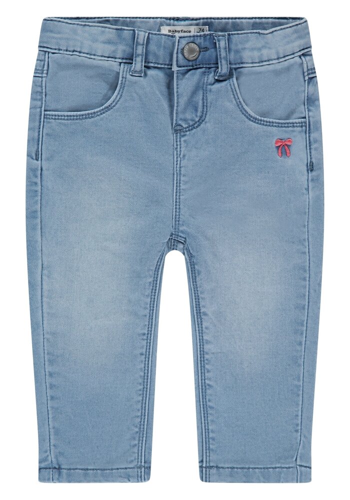 Babyface baby girls denim pants Medium blue denim