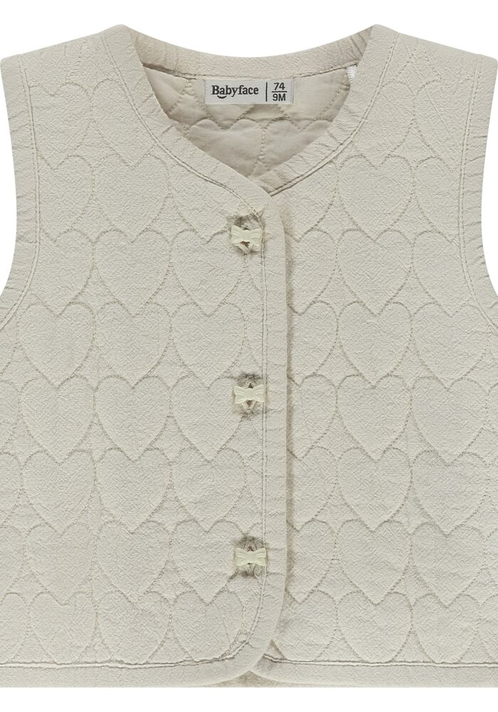 Babyface baby girls gilet Ivory