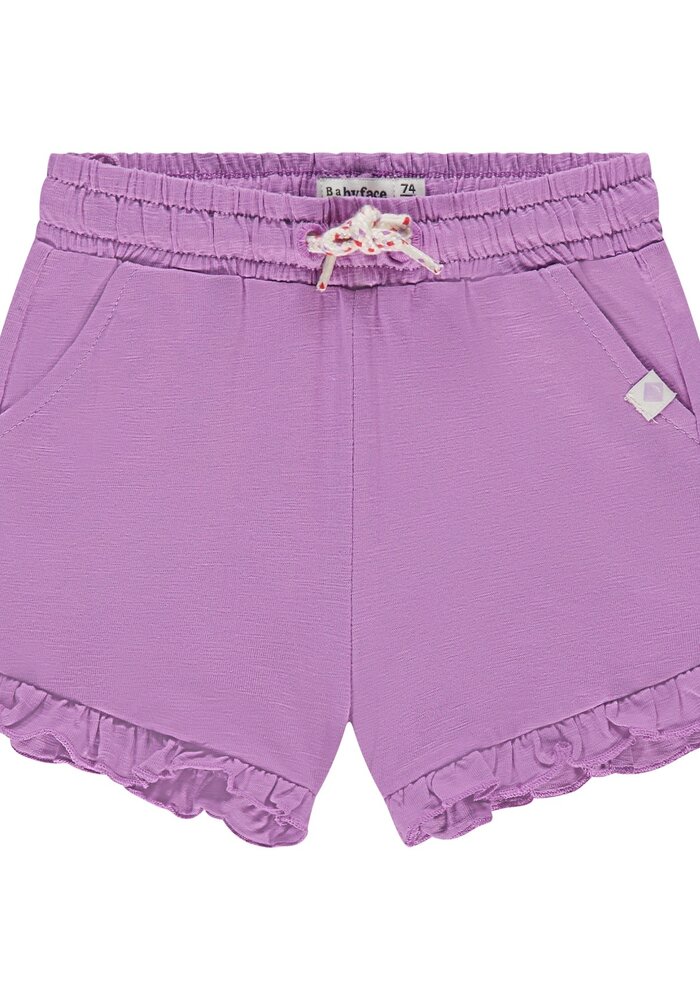 Babyface baby girls short Purple