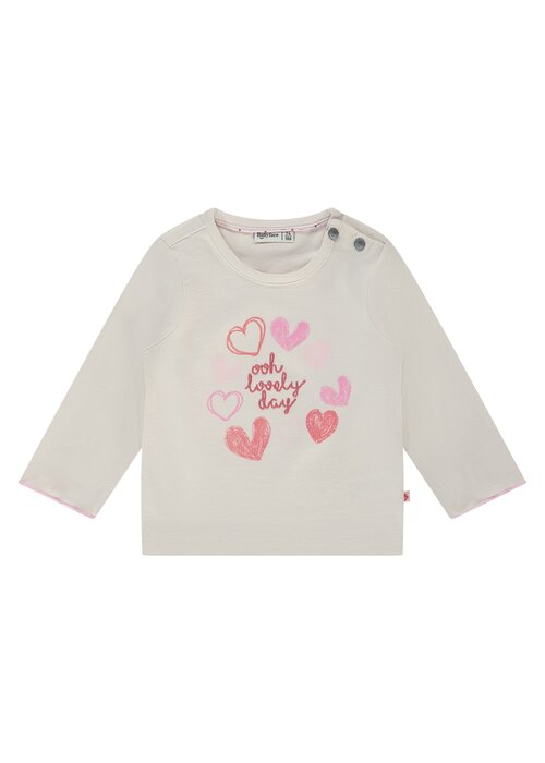 Babyface Babyface baby girls t-shirt long sleeve Ivory