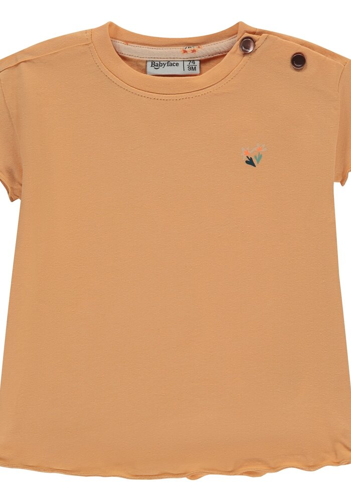 Babyface baby girls t-shirt short sleeve Dusty orange