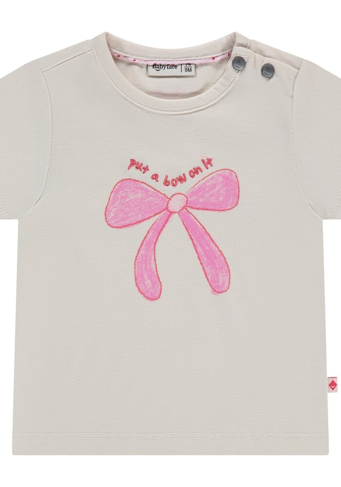 Babyface baby girls t-shirt short sleeve Ivory II