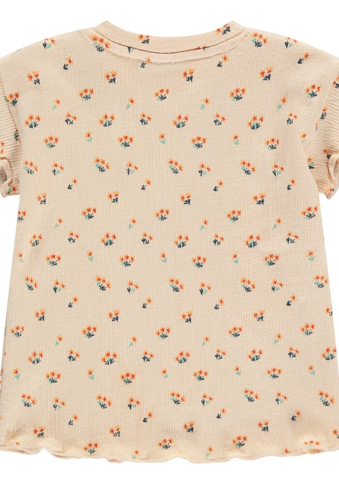 Babyface baby girls t-shirt short sleeve Light orange