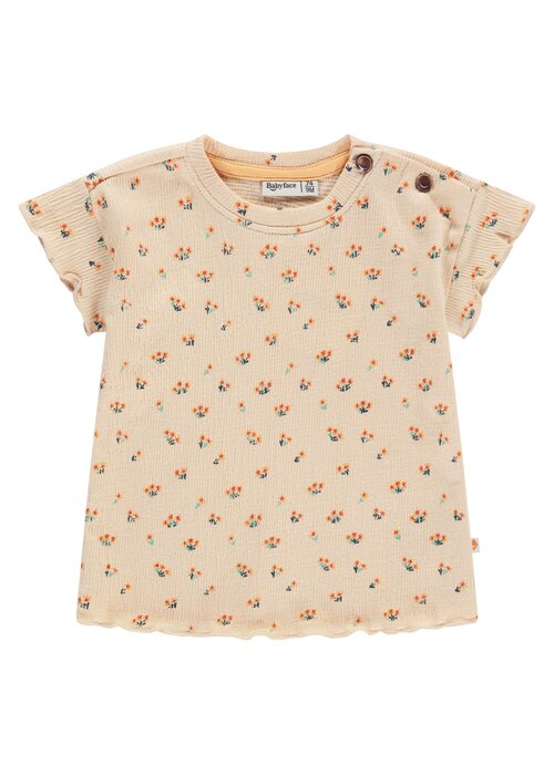 Babyface Babyface baby girls t-shirt short sleeve Light orange