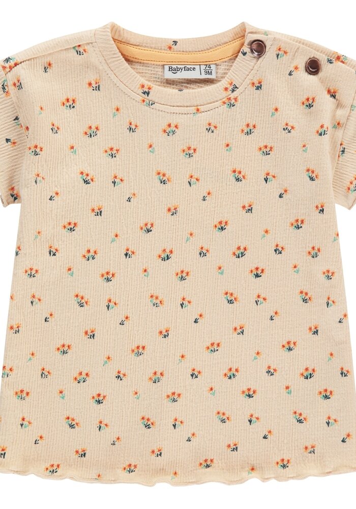 Babyface baby girls t-shirt short sleeve Light orange