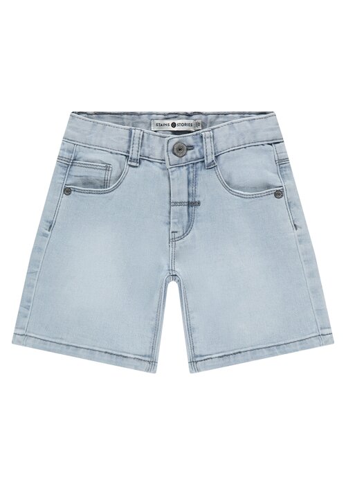 STAINS AND STORIES Stains and Stories boys denim short Light blue denim