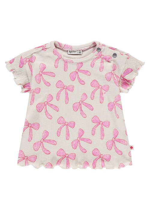 Babyface Babyface baby girls t-shirt short sleeve Ivory III