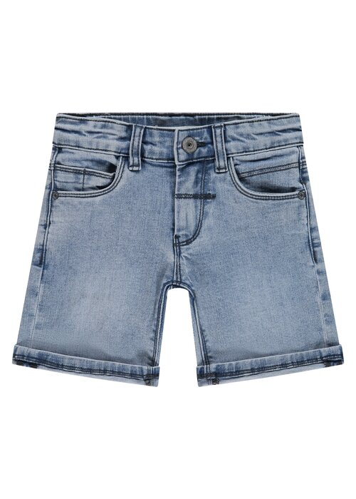 STAINS AND STORIES Stains and Stories boys denim short grey blue denim