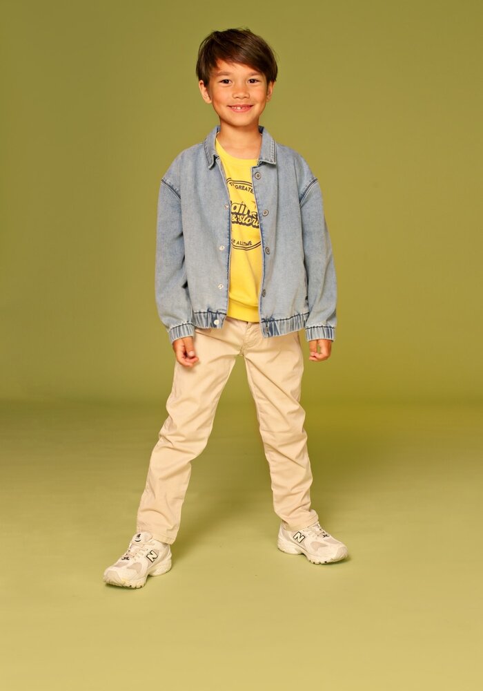 Stains and Stories boys jeansjacket grey blue denim
