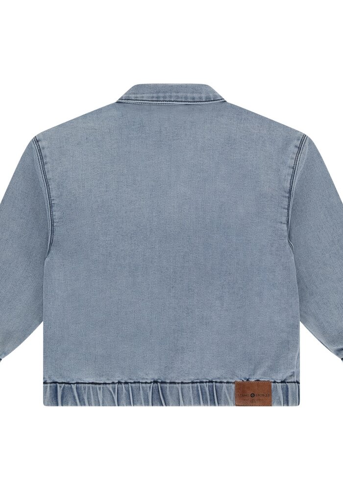 Stains and Stories boys jeansjacket grey blue denim