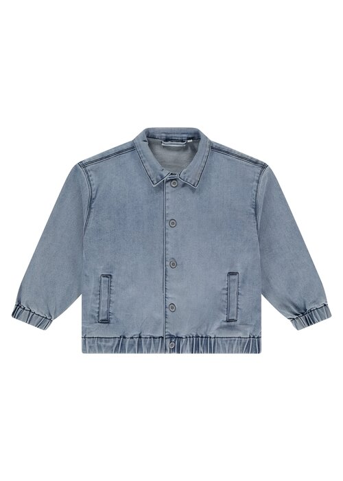 STAINS AND STORIES Stains and Stories boys jeansjacket grey blue denim