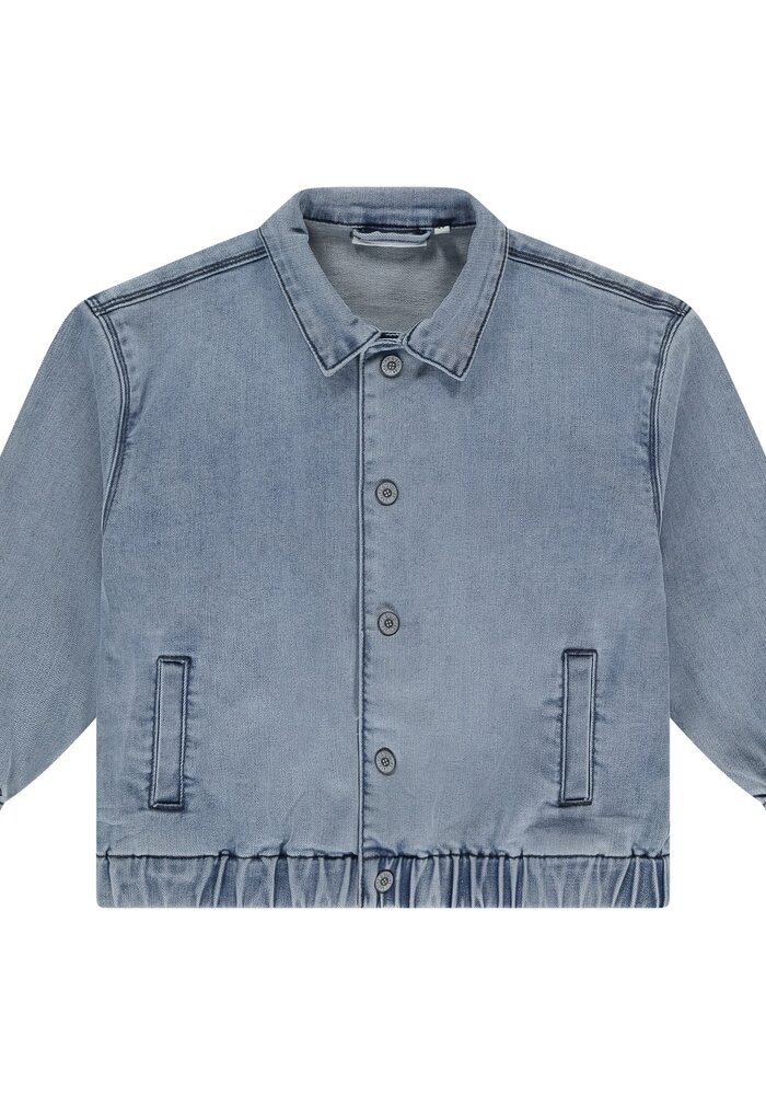 Stains and Stories boys jeansjacket grey blue denim