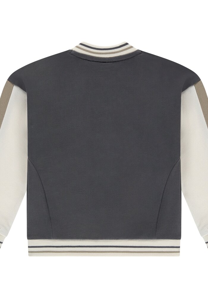 Stains and Stories boys sweat cardigan Antra