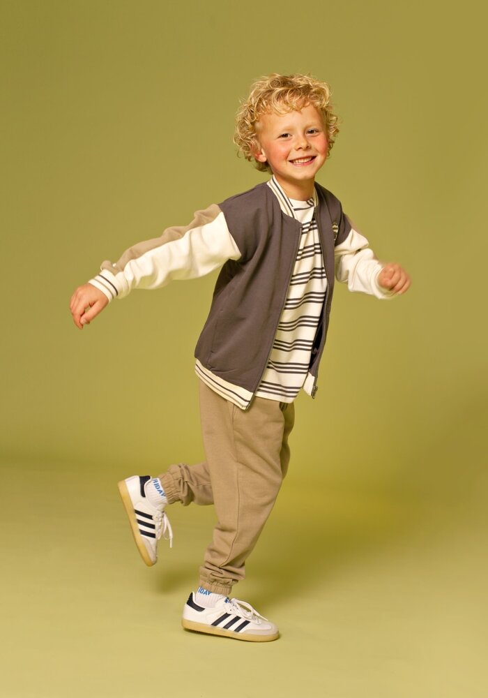 Stains and Stories boys sweat cardigan Antra