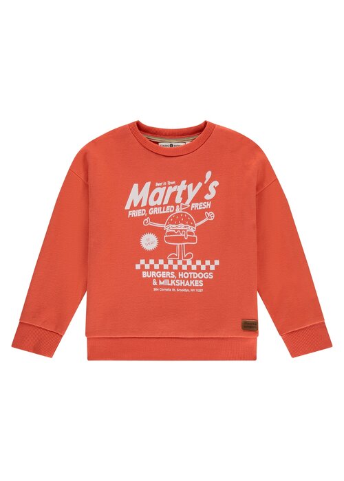 STAINS AND STORIES Stains and Stories boys sweatshirt Grapefruit