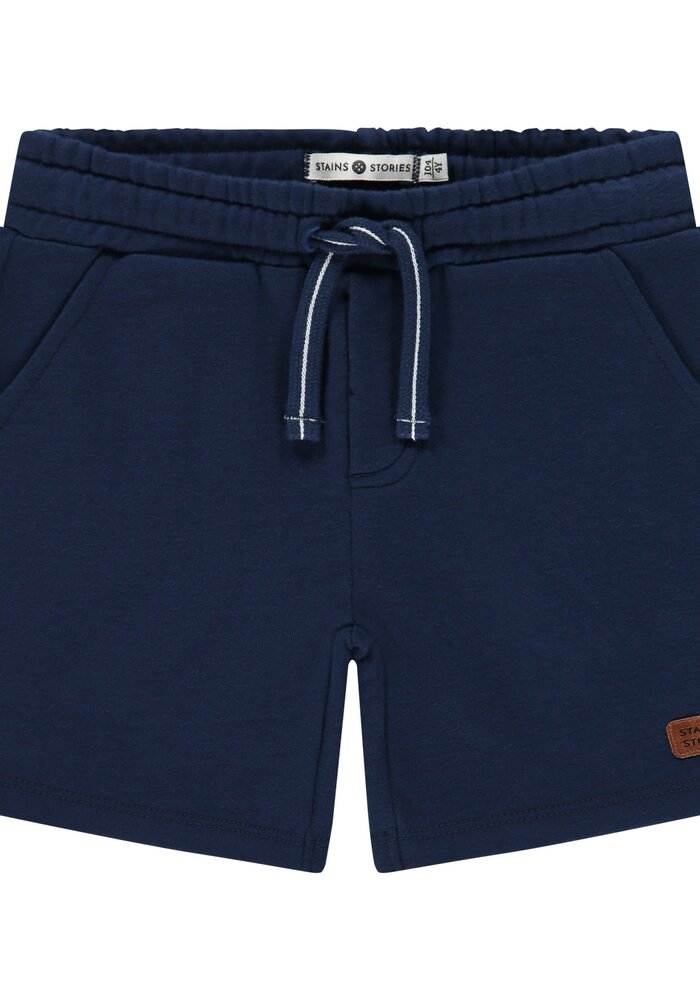 Stains and Stories boys sweatshort Navy