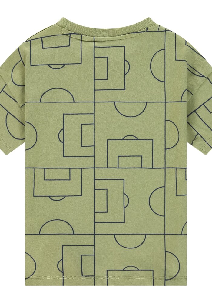 Stains and Stories boys t-shirt short sleeve Grass