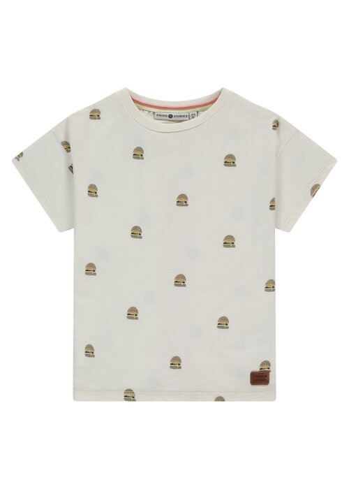 STAINS AND STORIES Stains and Stories boys t-shirt short sleeve Off-White II