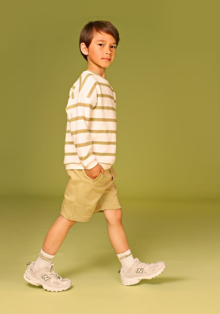 Stains and Stories boys sweatshirt Grass