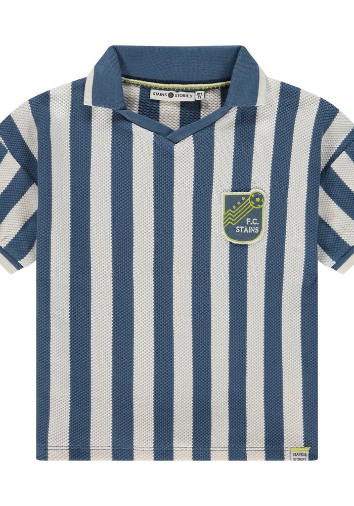 Stains and Stories boys t-shirt short sleeve wide fit Water