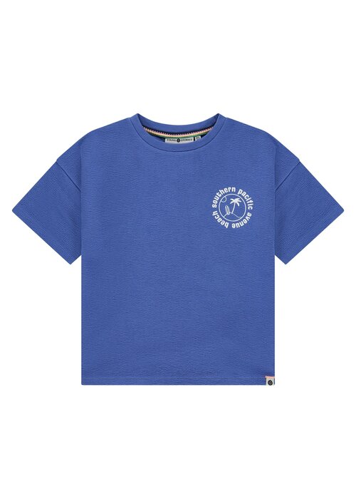 STAINS AND STORIES Stains and Stories boys t-shirt short sleeve Royal I