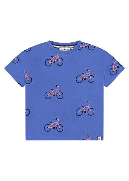 STAINS AND STORIES Stains and Stories boys t-shirt short sleeve Royal II