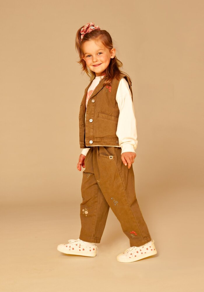 Stains and Stories girls gilet Army
