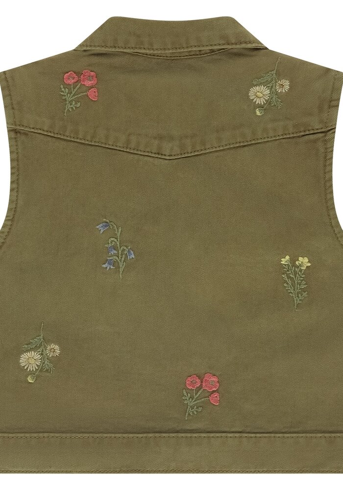 Stains and Stories girls gilet Army