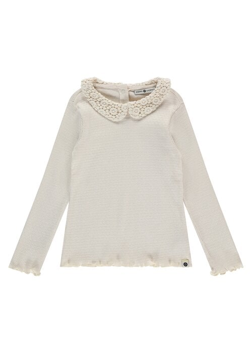 STAINS AND STORIES Stains and Stories girls t-shirt long sleeve Ivory