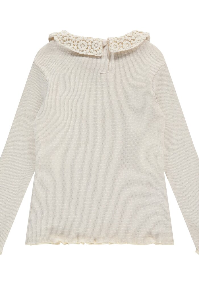 Stains and Stories girls t-shirt long sleeve Ivory