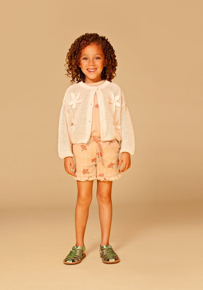 Stains and Stories girls t-shirt short sleeve Beige