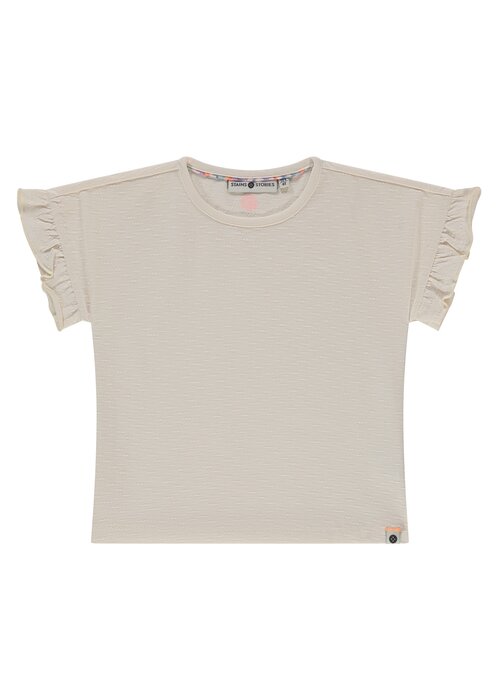 STAINS AND STORIES Stains and Stories girls t-shirt short sleeve Ivory II