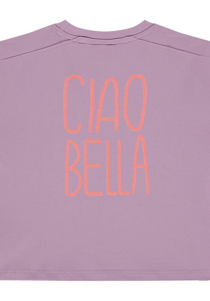 Stains and Stories girls t-shirt short sleeve Lilac