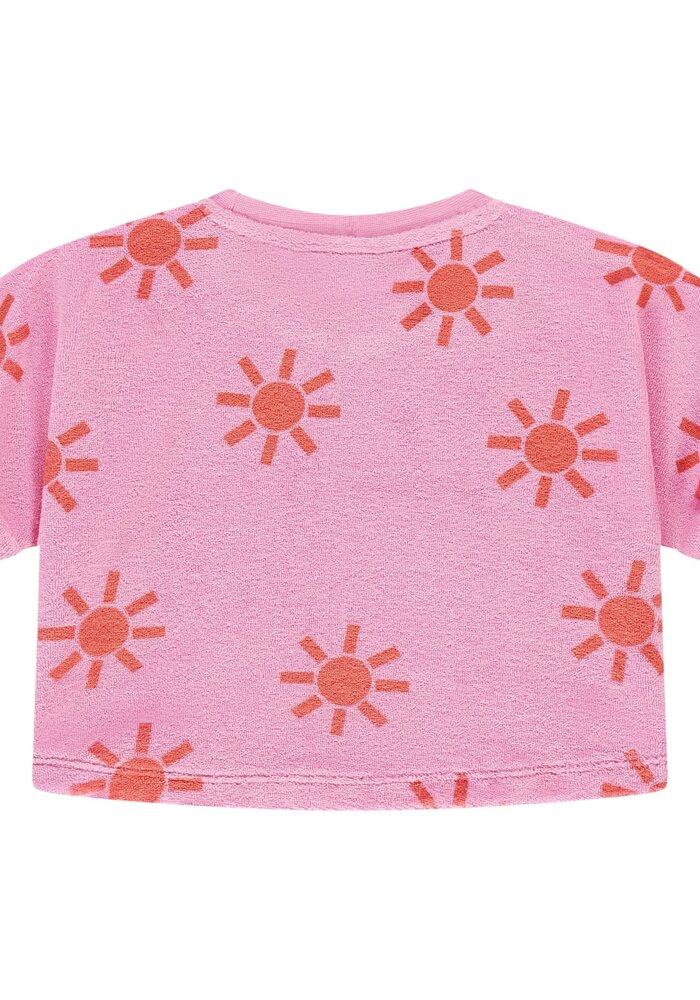 Stains and Stories girls t-shirt short sleeve Neon Pink