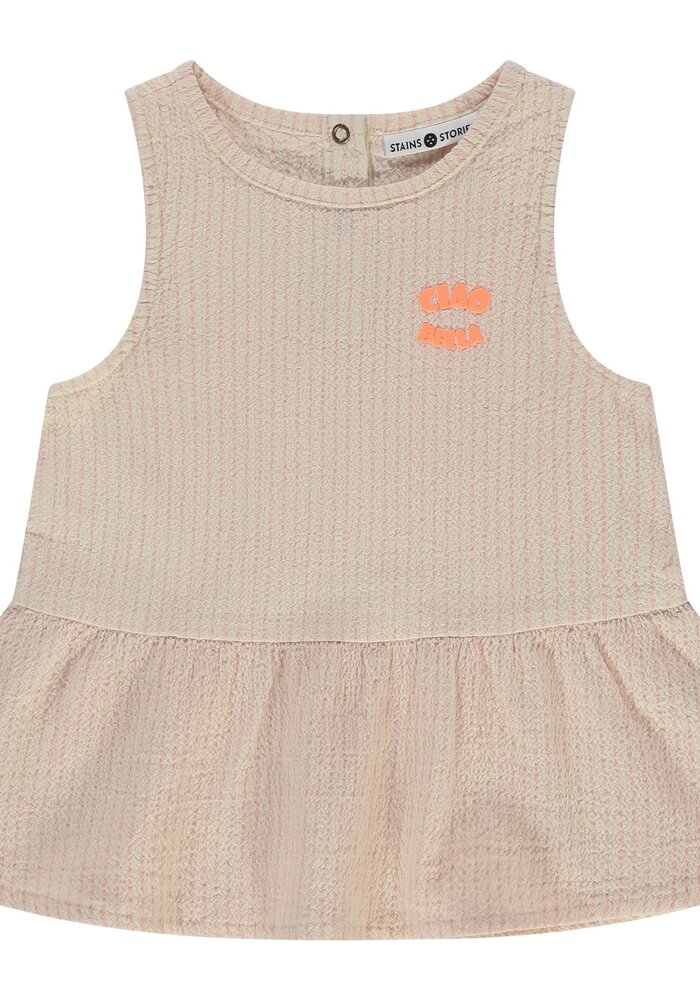 Stains and Stories girls t-shirt sleeveless Blush
