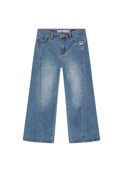 STAINS AND STORIES Stains and Stories girls wide leg denim Medium Blue