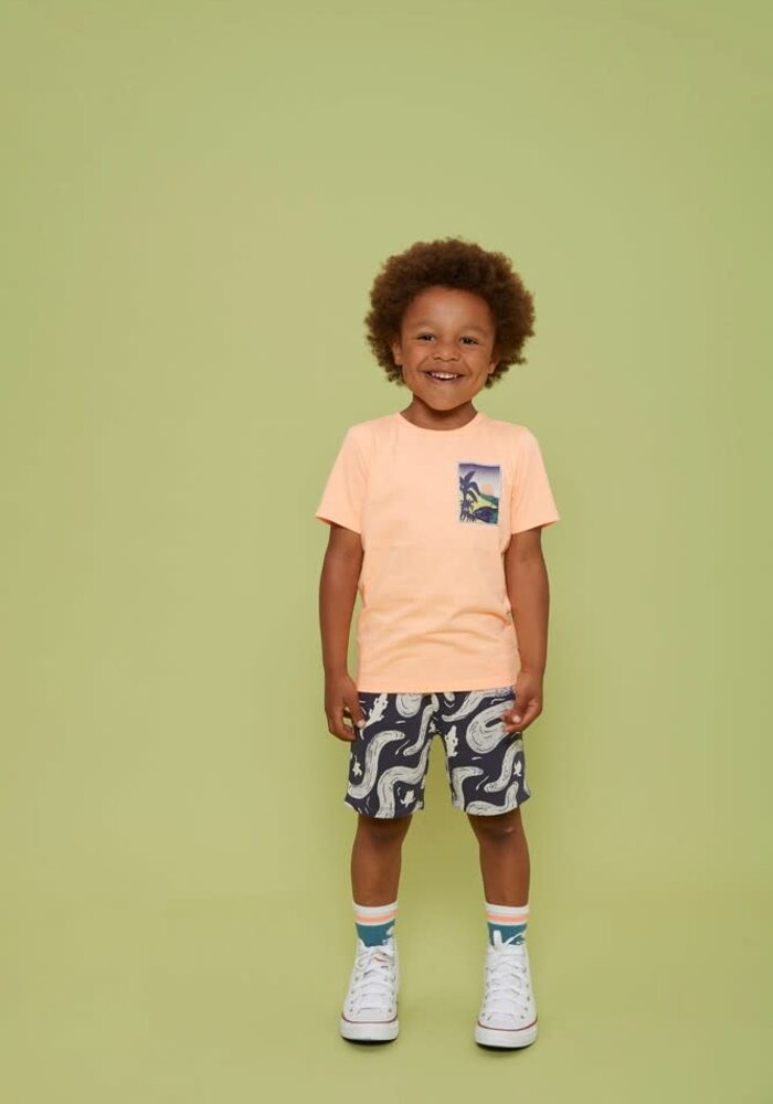 Sturdy Short AOP - Lagoon Legends Indigo