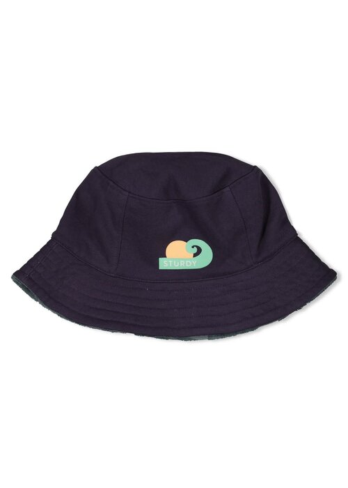 Sturdy Sturdy Vissershoedje omkeerbaar - Lagoon Legends Petrol